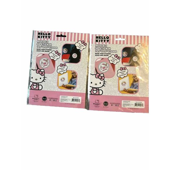 Hello Kitty by Sanrio Reusable 3D Stickers (lot of 2) - Picture 2 of 2
